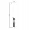 Стеклянный подвесной светильник Verticale MOD308PL-L9GN3K цилиндр Maytoni