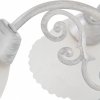 Стеклянная подвесная люстра Amalfi-8544 338544/5 WT+SL конус белая