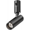 Трековый светильник Focus Led TR144-1-12W4K-W-B черный цилиндр Maytoni