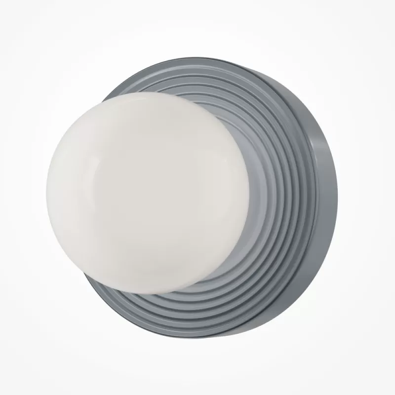 Стеклянный настенный светильник Careless MOD403WL-01GR белый форма шар Maytoni Стеклянный настенный светильник Careless MOD403WL-01GR белый форма шар Maytoni