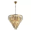 Хрустальная подвесная люстра Vaviani 2148/05/13PL прозрачная Stilfort