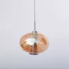 Стеклянный подвесной светильник  MA03979C-001 форма шар коричневый