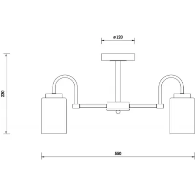 Потолочная люстра Jewel FR5321CL-05BZ Freya Потолочная люстра Jewel FR5321CL-05BZ Freya