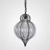 Стеклянный подвесной светильник  Cove01 форма шар прозрачный ImperiumLoft