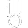 Подвесной светильник Glint MOD072PL-L36CH3K Maytoni