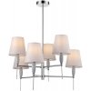Потолочная люстра Karmen 8279/6 серая конус Lumion