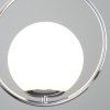 Стеклянный подвесной светильник Ringo 50089/1 хром белый форма шар Eurosvet