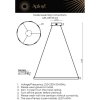 Подвесной светильник Noella APL.051.03.43 черный Aployt