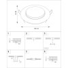 Точечный светильник Standard Spot G101 BK Ambrella