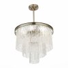 Стеклянная потолочная люстра Corsia SL1230.102.06 прозрачная ST Luce