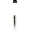 Стеклянный подвесной светильник Shiny 5062/5L цилиндр черный Odeon Light
