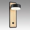 Настенный светильник Leland 8264/1W цилиндр черный Lumion