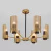 Потолочная люстра Grino 70139/6 латунь полукруглая Eurosvet