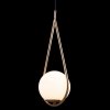 Стеклянный подвесной светильник Glob LOFT2599-A форма шар белый Loft It