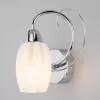 Стеклянное бра Luara 70040/1 хром белое Eurosvet