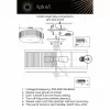 Стеклянная потолочная люстра Matteo APL.624.07.03 цилиндр прозрачная Aployt