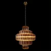 Стеклянная подвесная люстра Celebration 10579/600 Amber цвет янтарь Loft It