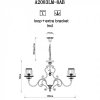 Подвесная люстра Charm A2083LM-8AB конус Artelamp