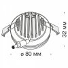 Точечный светильник Phanton DL303-L7B черный Maytoni