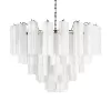 Стеклянная подвесная люстра Murano 10580/800 White белая Loft It