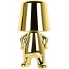 Интерьерная настольная лампа Brothers 10233/C Gold цвет золото цилиндр Loft It