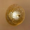 Стеклянный настенный светильник Helion 20307 цвет янтарь круглый