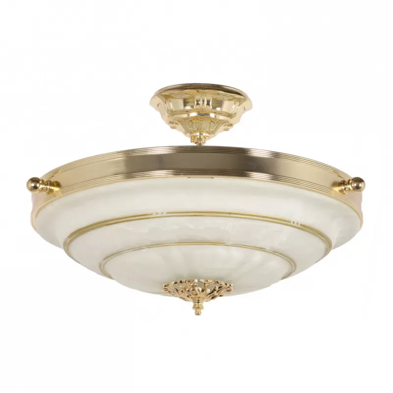 Стеклянная потолочная люстра Pavia Pavia E 1.13.P40 G белая Arti Lampadari Стеклянная потолочная люстра Pavia Pavia E 1.13.P40 G белая Arti Lampadari