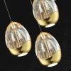 Стеклянный подвесной светильник Terrene MD13003023-12A gold прозрачный DeLight Collection