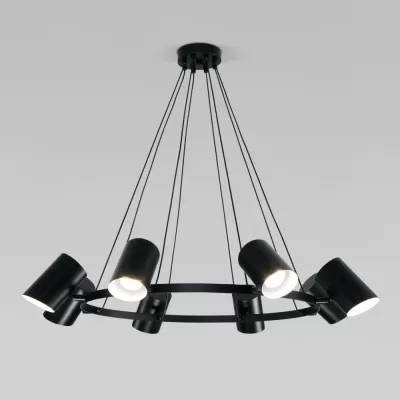 Подвесной светильник Splay 70147/8 черный Smart Eurosvet