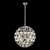 Хрустальная подвесная люстра Brunella WE109.23.103 форма шар прозрачная Wertmark Хрустальная подвесная люстра Brunella WE109.23.103 форма шар прозрачная Wertmark