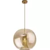 Стеклянный подвесной светильник Kriss 8528 форма шар цвет янтарь Mantra Стеклянный подвесной светильник Kriss 8528 форма шар цвет янтарь Mantra