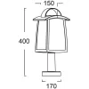 Стеклянный наземный фонарь UNITE 2736-400 Bl прозрачный Oasis Light Стеклянный наземный фонарь UNITE 2736-400 Bl прозрачный Oasis Light
