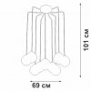 Стеклянный подвесной светильник  V48900-73/9PL форма шар Vitaluce