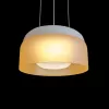 Стеклянный подвесной светильник Totem 10466P Amber matte цилиндр цвет янтарь Loft It