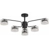 Стеклянная потолочная люстра Natalina 8349/6C прозрачная цилиндр Lumion