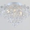 Хрустальная потолочная люстра  04033-0.3-06 WH+SILVER PN прозрачная