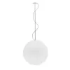 Стеклянный подвесной светильник Lumi F07A2701 белый форма шар Fabbian