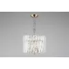 Хрустальная подвесная люстра Verene APL.808.13.05 прозрачная Aployt