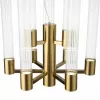 Стеклянная подвесная люстра Terni SL1229.303.09 прозрачная цилиндр ST Luce