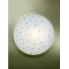 Стеклянный настенно-потолочный светильник  V6174/1A белый Vitaluce