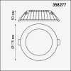 Точечный светильник Gesso 358277 белый Novotech