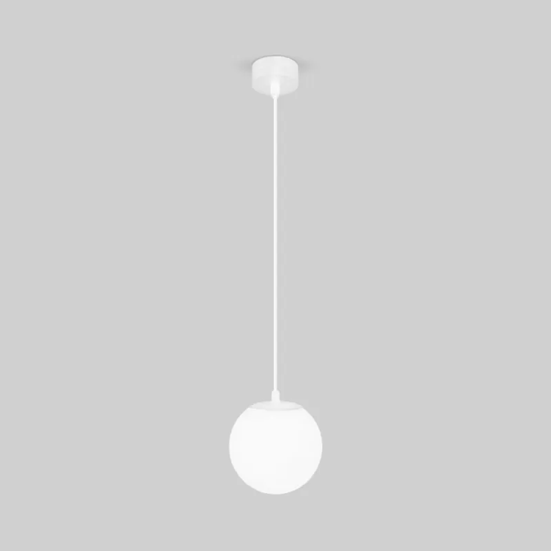 Стеклянный уличный светильник подвесной Sfera 35158/H белый форма шар белый Elektrostandard Стеклянный уличный светильник подвесной Sfera 35158/H белый форма шар белый Elektrostandard