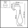 Бра BRAID 7148/5WL прозрачное капля Odeon Light