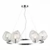 Стеклянная подвесная люстра Portici SL1175.103.06 форма шар прозрачная ST Luce