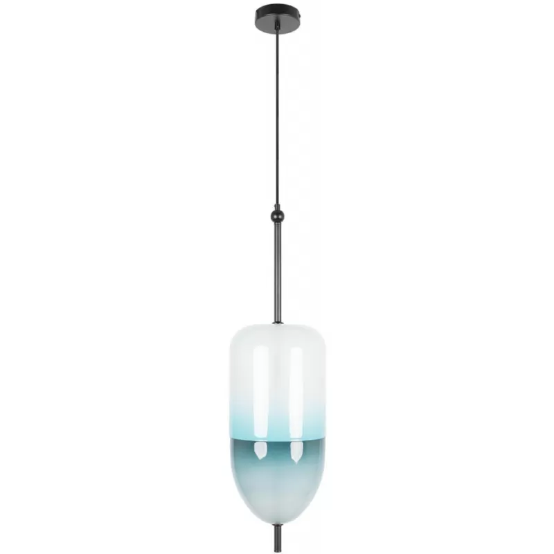 Стеклянный подвесной светильник Venice 10223/B Blue белый Loft It Стеклянный подвесной светильник Venice 10223/B Blue белый Loft It