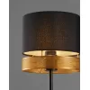 Интерьерная настольная лампа Gela V10632-1T цилиндр черный