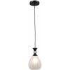 Стеклянный подвесной светильник Luis WD3627/1P-BK-WT белый