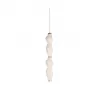 Стеклянный подвесной светильник Signia LDP 6833-2 CHR+WT белый Lumina Deco