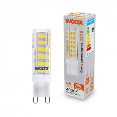 Лампочка светодиодная  WSTD-JCD-7W4KG9-C Wolta