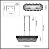 Хрустальная подвесная люстра Catris 4972/6 прозрачная Odeon Light